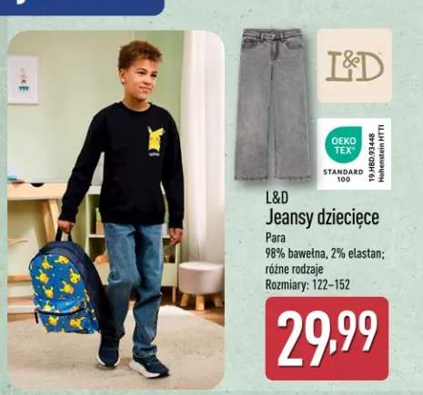 Jeansy dziecięce L&D para