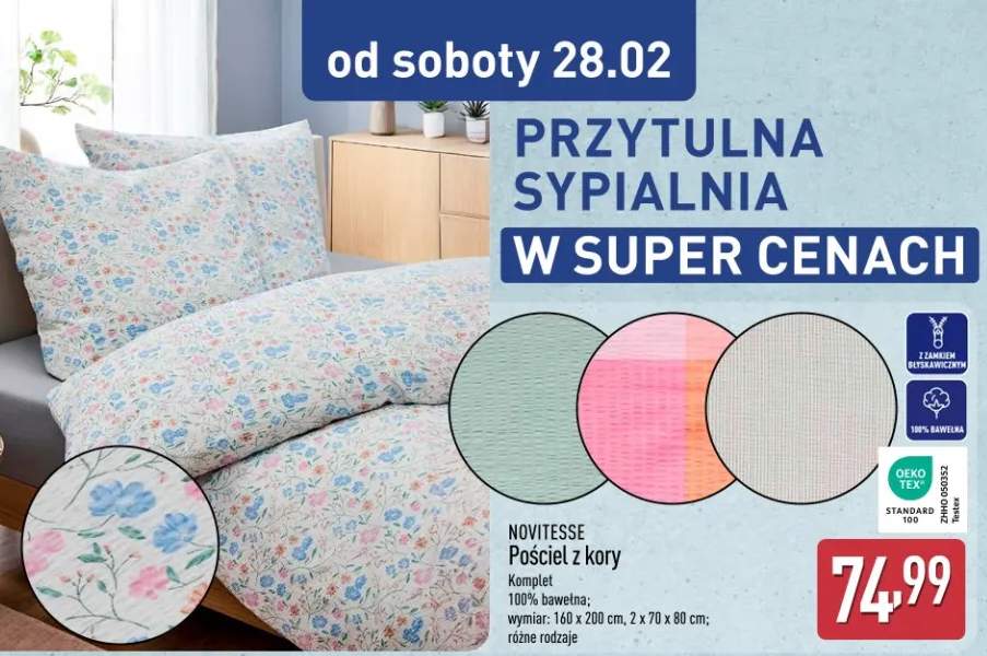 Pościel z kory Novitesse komplet