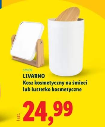 Kosz kosmetyczny na śmieci lub lusterko kosmetyczne