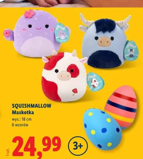 Maskotka wys. 18cm 6 wzorów