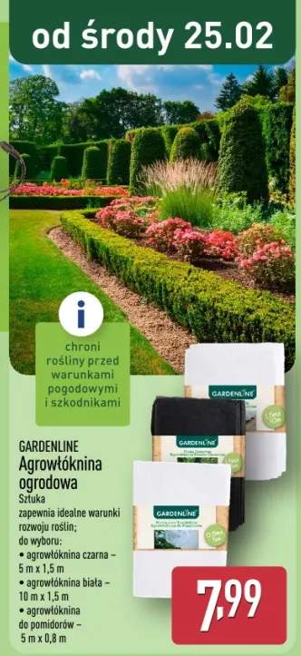 Agrowłóknina ogrodowa