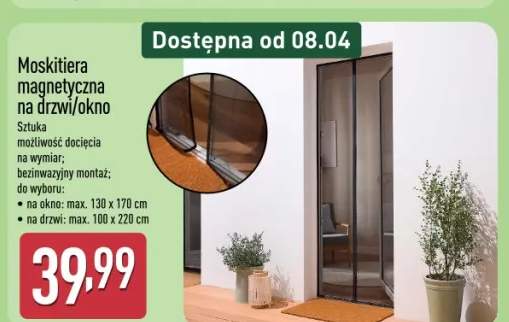 Moskitiera magnetyczna na drzwi/okno