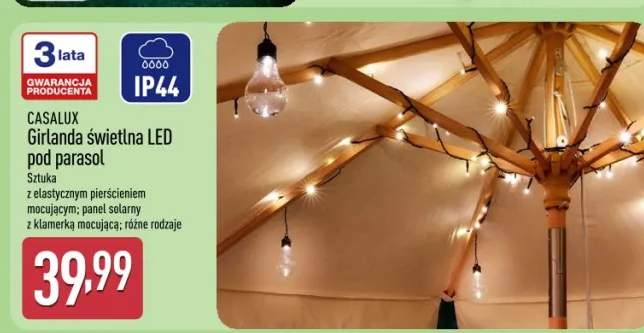 Girlanda świetlna LED pod parasol