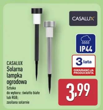 Solarna lampka ogrodowa