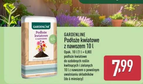 Podłoże kwiatowe z nawozem 10 l