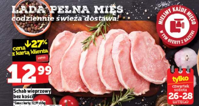 Schab wieprzowy bez kości