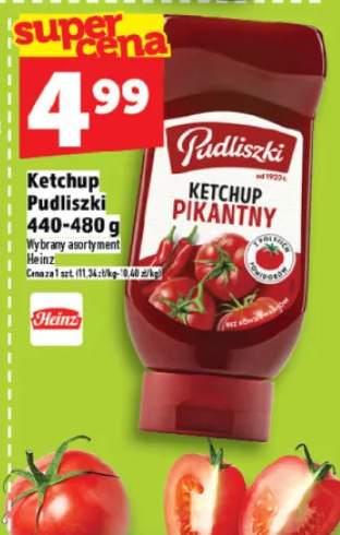 Ketchup Pudliszki 440-480 g