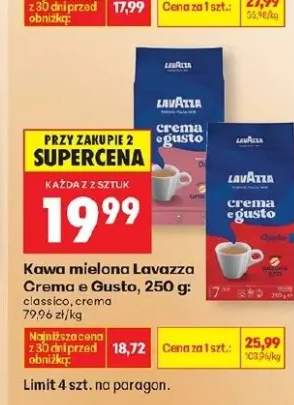 Kawa ziarnista Crema 100% Arabica 1 kg