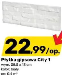 Płytka gipsowa City 1
