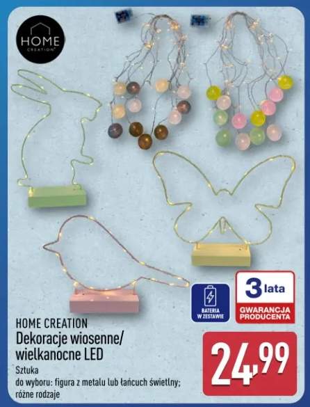 Dekoracje wiosenne/wielkanocne LED