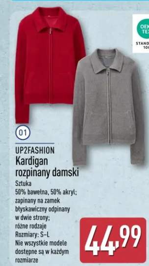 Kardigan rozpinany damski