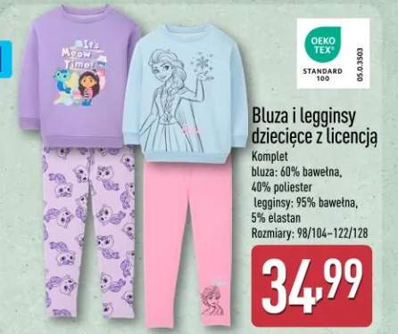 Bluza i legginsy dziecięce z licencją