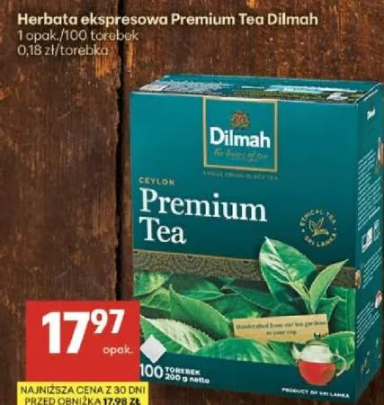 Herbata ekspresowa Premium Tea Dilmah