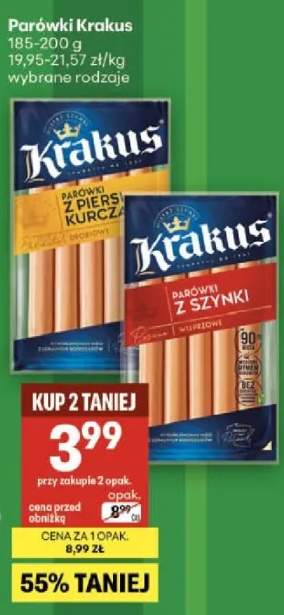 Parówki z piersi kurczej