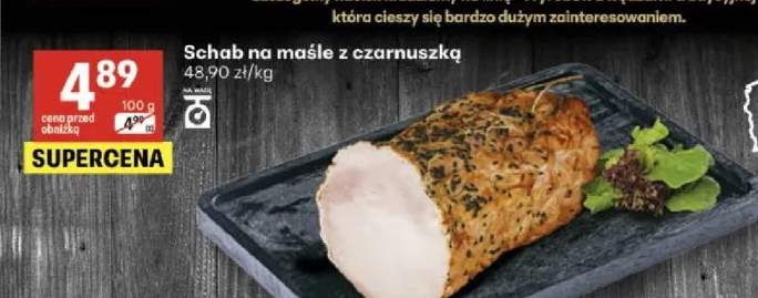 Schab na maśle z czarnuszką