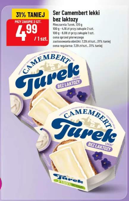 Ser Camembert lekki bez laktozy