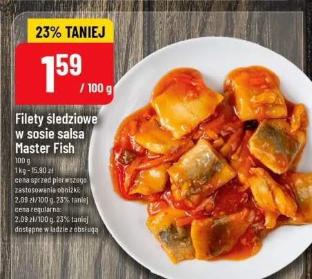 Filety śledziowe w sosie salsa