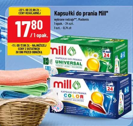 Kapsułki do prania Universal