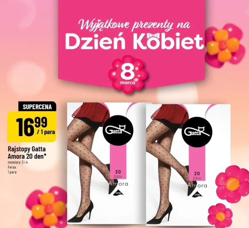 Rajstopy Amora 20 den rozmiary: 3 i 4 Farax