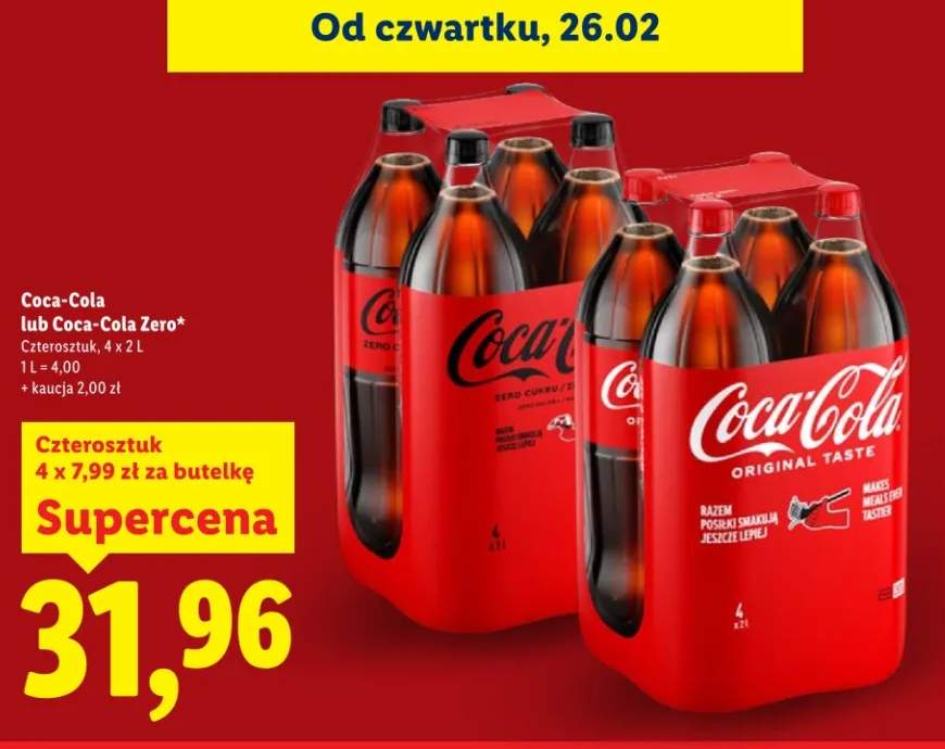 Napój Coca-Cola Zero