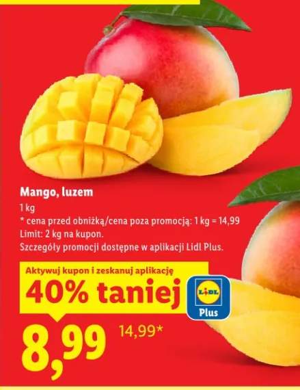 Mango luzem