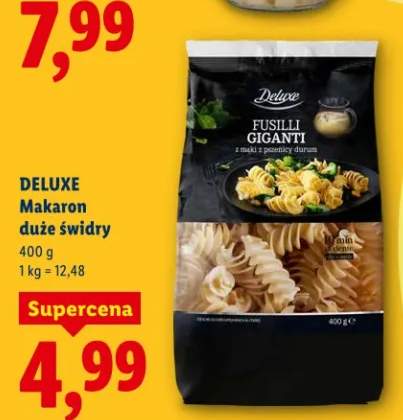 Makaron duże świdry