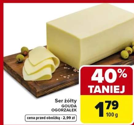 Ser żółty Gouda Ogórzałek