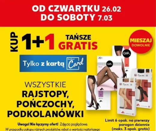 Wszystkie rajstopy, pończochy, podkolanówki