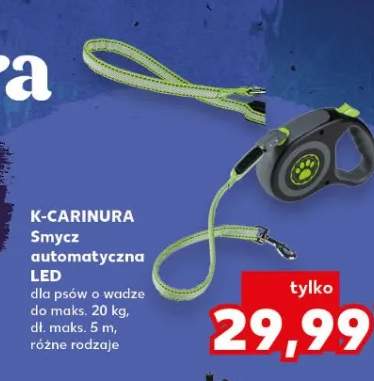 Smycz automatyczna LED