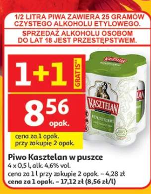 Piwo Kasztelan w puszce