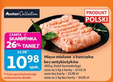 Mięso mielone z kurczaka bez antybiotyków