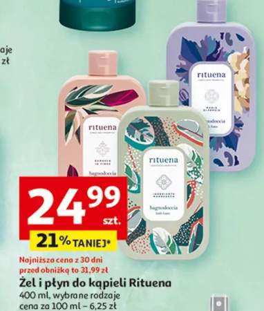 Żel i płyn do kąpieli Rituena