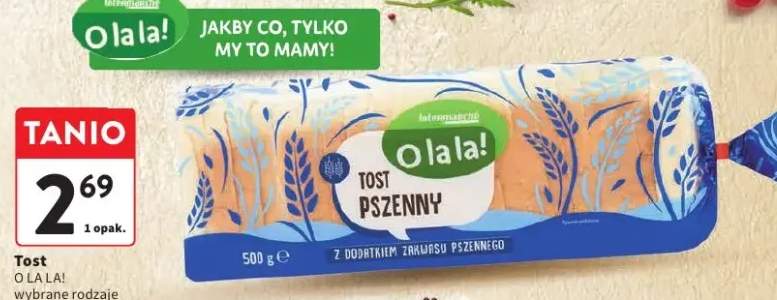 Tost pszenny wybrane rodzaje