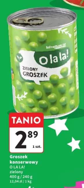 Groszek konserwowy zielony