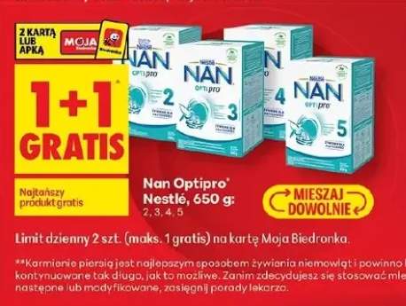 Mleko modyfikowane Nan Optipro Nestlé