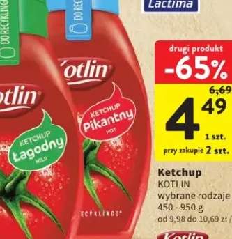 Ketchup wybrane rodzaje