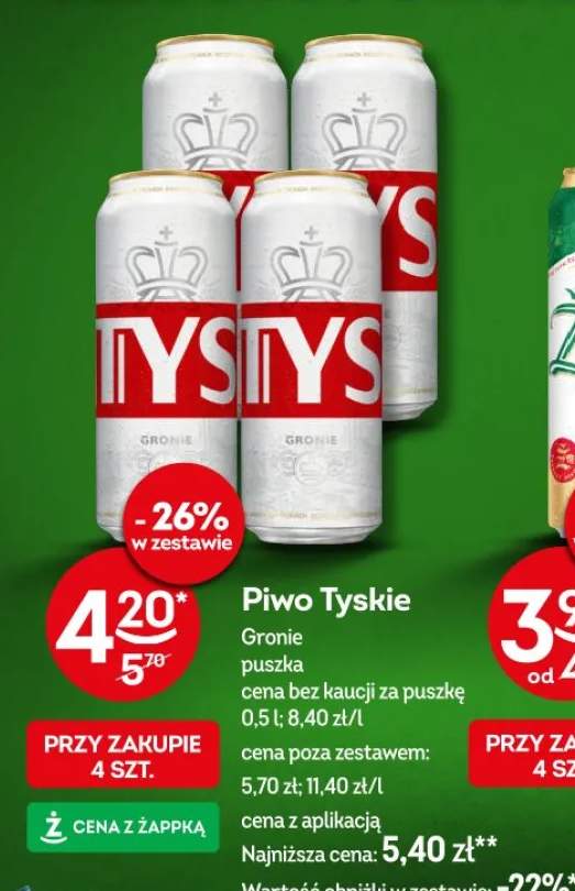 Piwo Gronie puszka