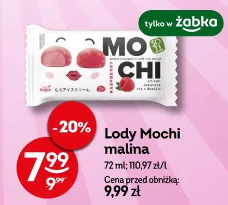 Lody Mochi malina