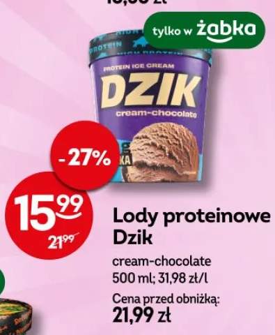 Lody proteinowe cream-chocolate