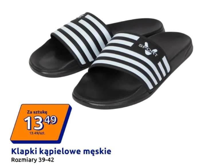 Klapki kąpielowe męskie