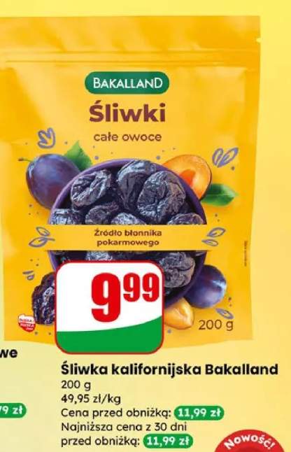 Śliwka kalifornijska całe owoce