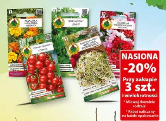 Nasiona różne rodzaje