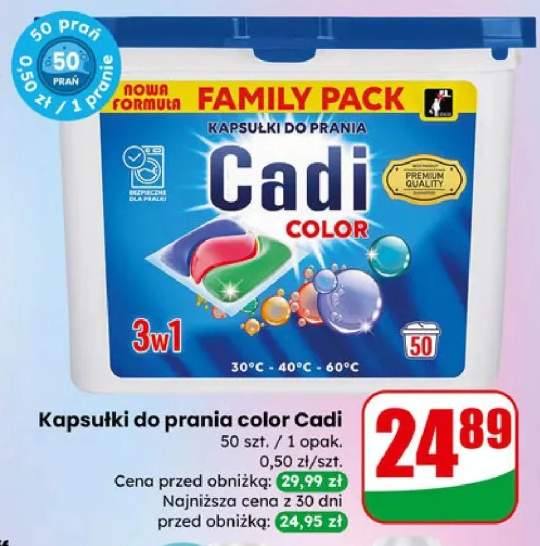 Kapsułki do prania color