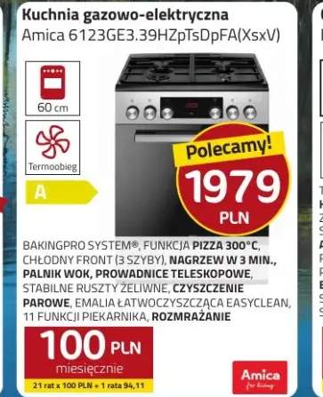 kuchenka gazowo-elektryczna