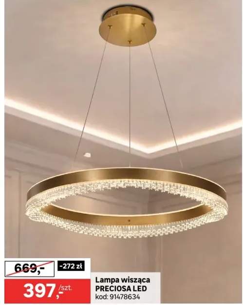 Lampa wisząca Preciosa LED
