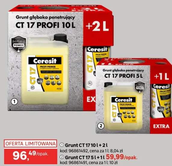 Grunt głęboko penetrujący CT 17 Profi