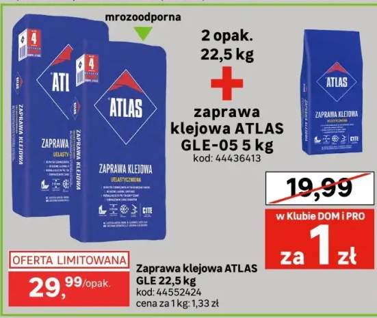 Zaprawa klejowa GLE 22.5kg