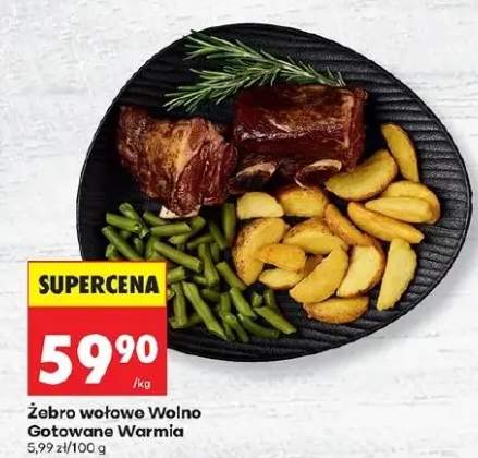 Żebro wołowe gotowane warmia