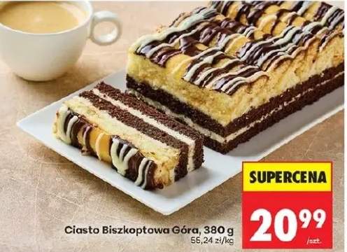 Ciasto biszkoptowa góra