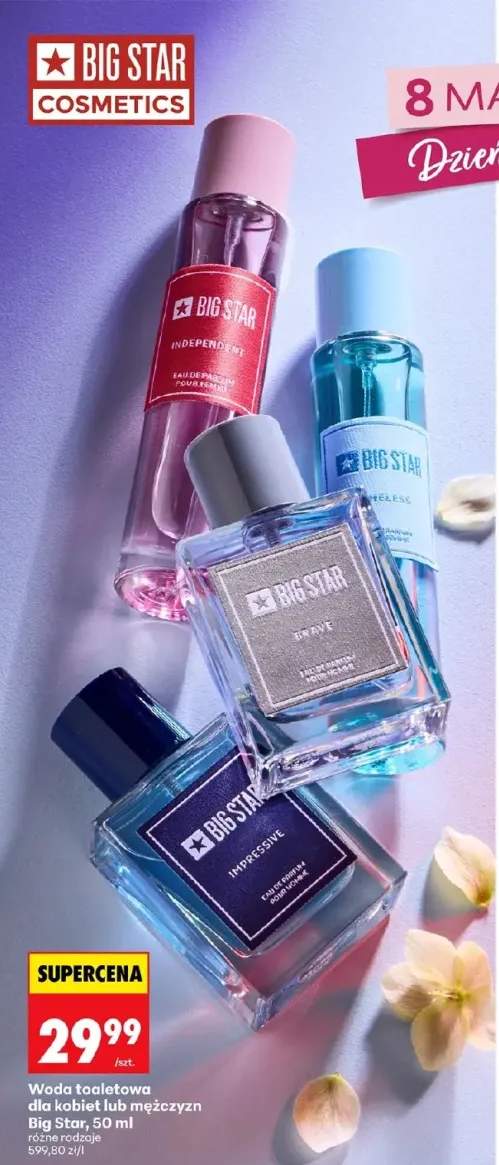 Woda toaletowa dla kobiet / mężczyzn